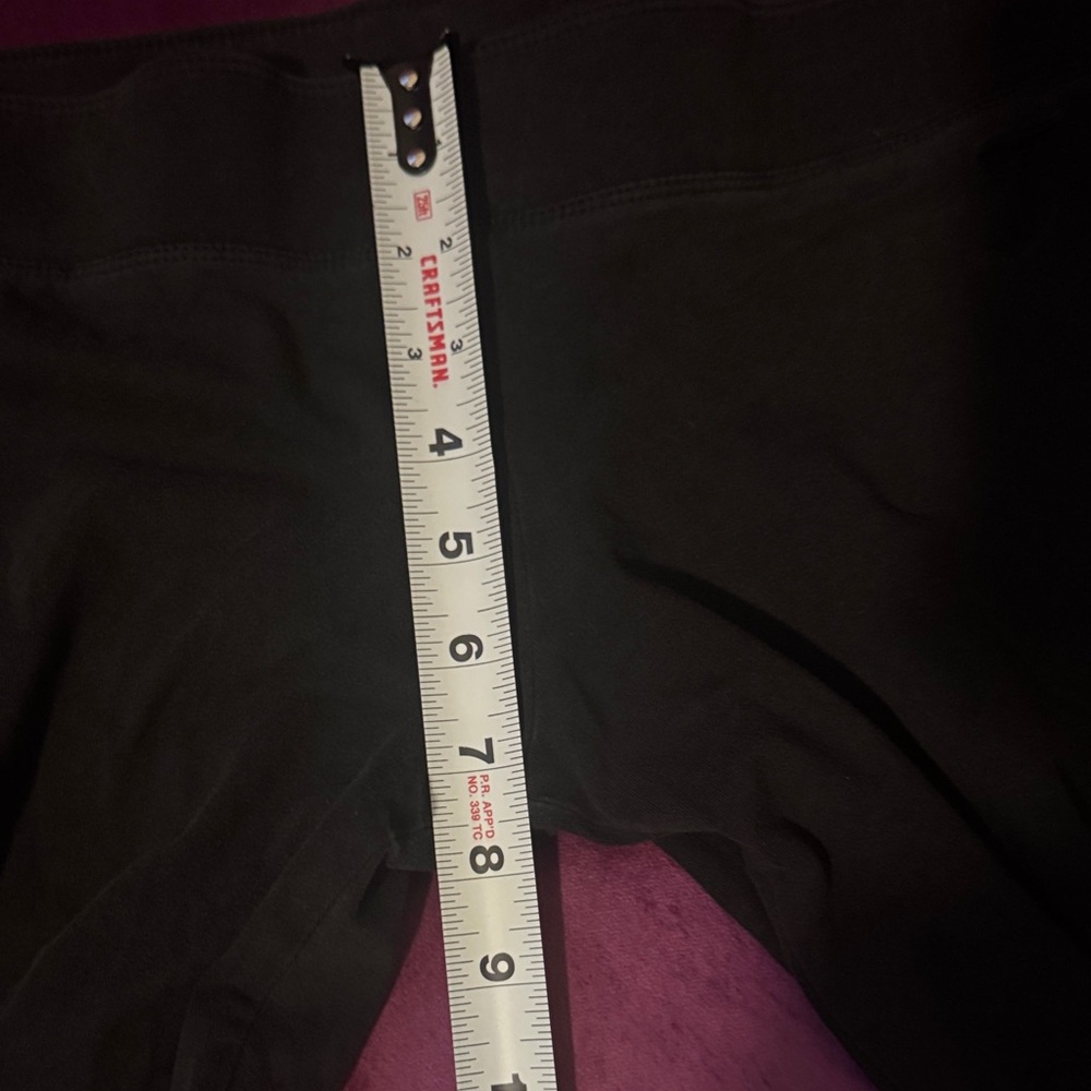 Juicy Couture Black Leggings with Ruched Hem Tights Women’s Pants Size Small - Picture 9 of 11